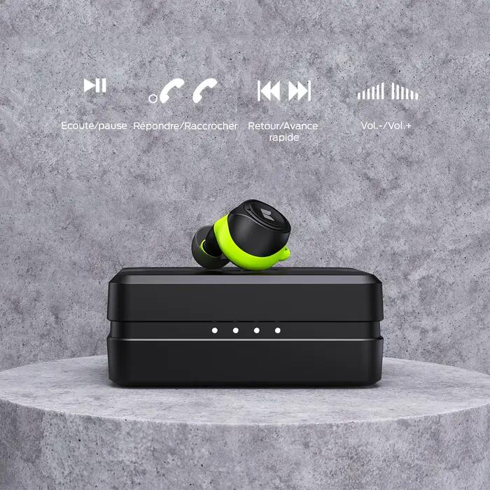 ECOUTEURS INTRA TRUE WIRELESS CHAMPION AIRLINKS NOIR 6/7