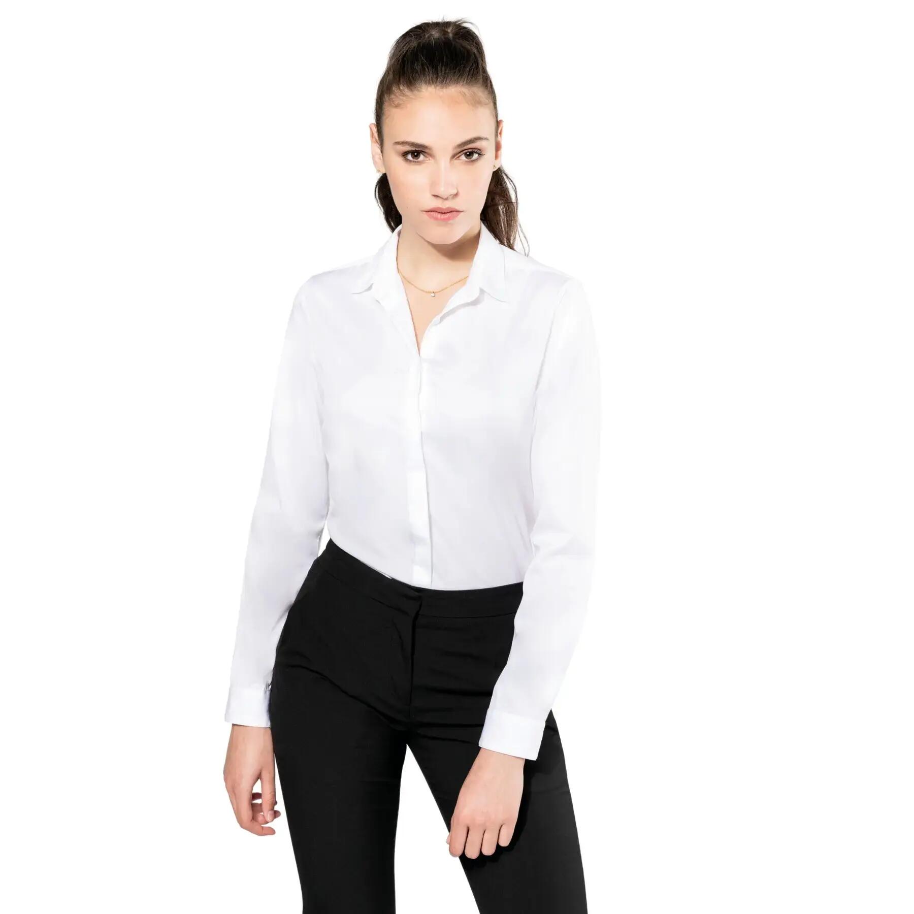 Camicia da donna a maniche lunghe Kariban Premium 3/5