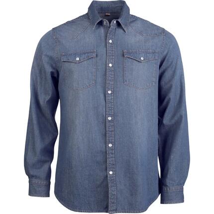 Chemise manches longues Kariban Denim