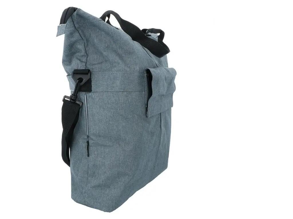 Borsa bici e shopper Dresco Single — 18 L, grigio 6/7
