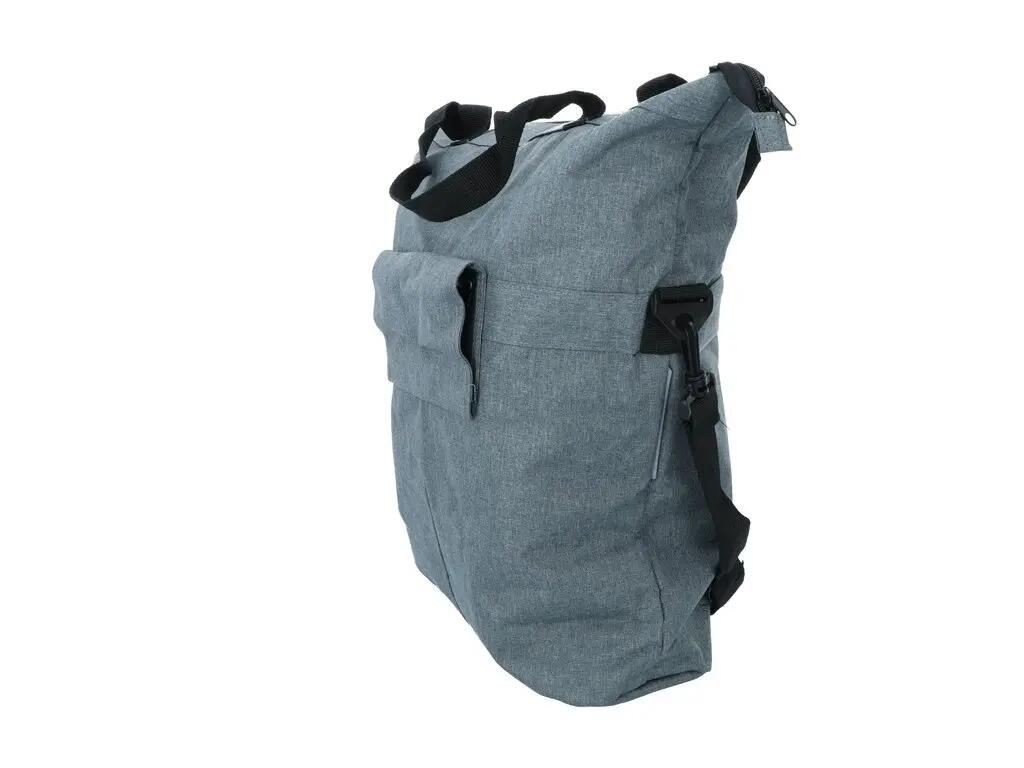 Borsa bici e shopper Dresco Single — 18 L, grigio 4/7