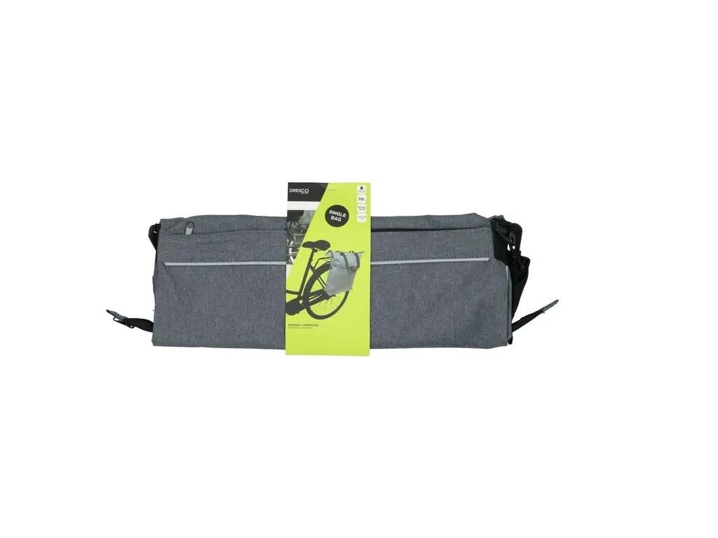 Borsa bici e shopper Dresco Single — 18 L, grigio 2/7