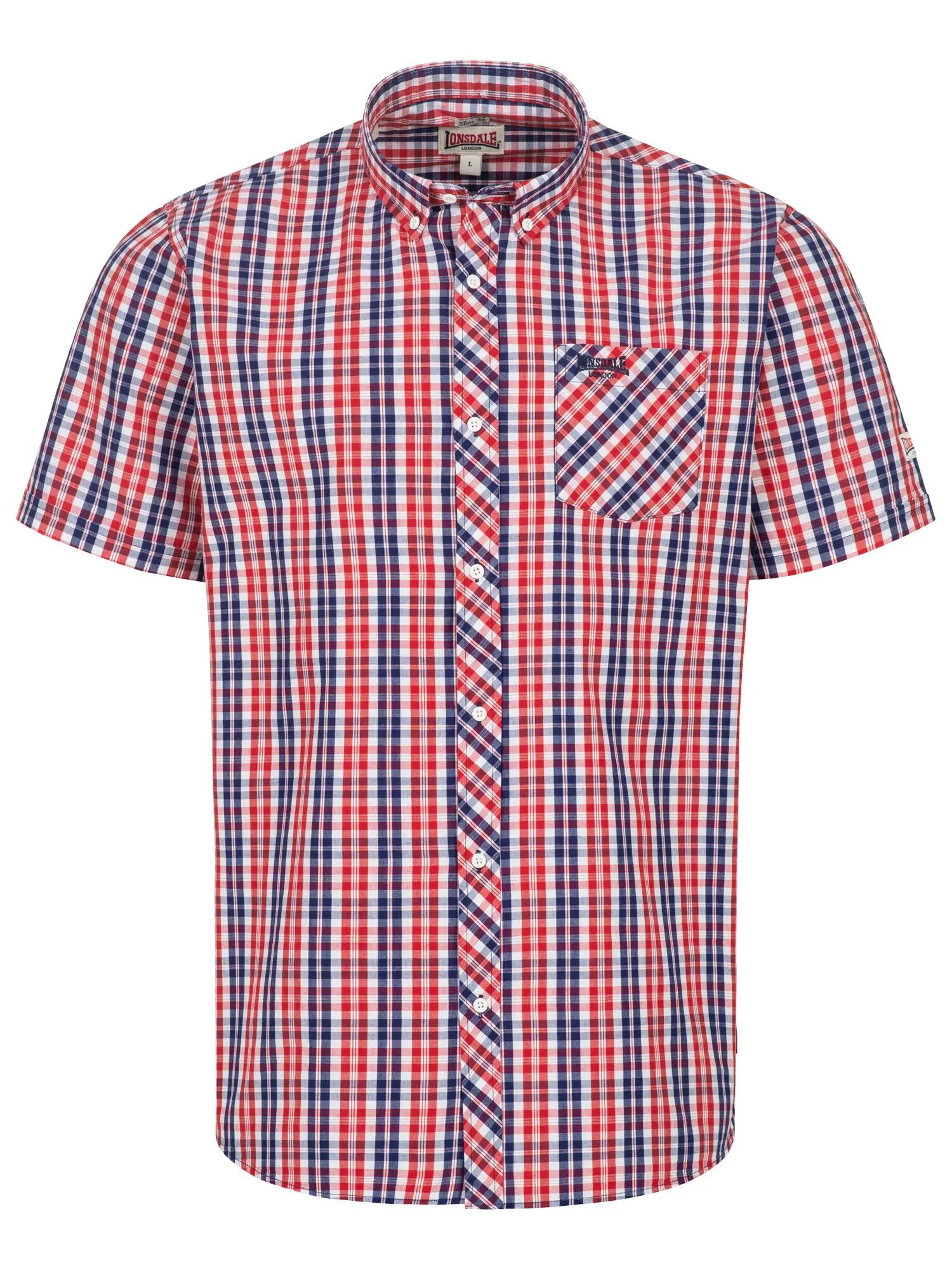 LONSDALE Herenoverhemd korte mouw slim fit BRIXWORTH 2/5