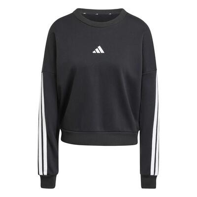 Felpa in cotone francese donna adidas Essentials 3-Stripes
