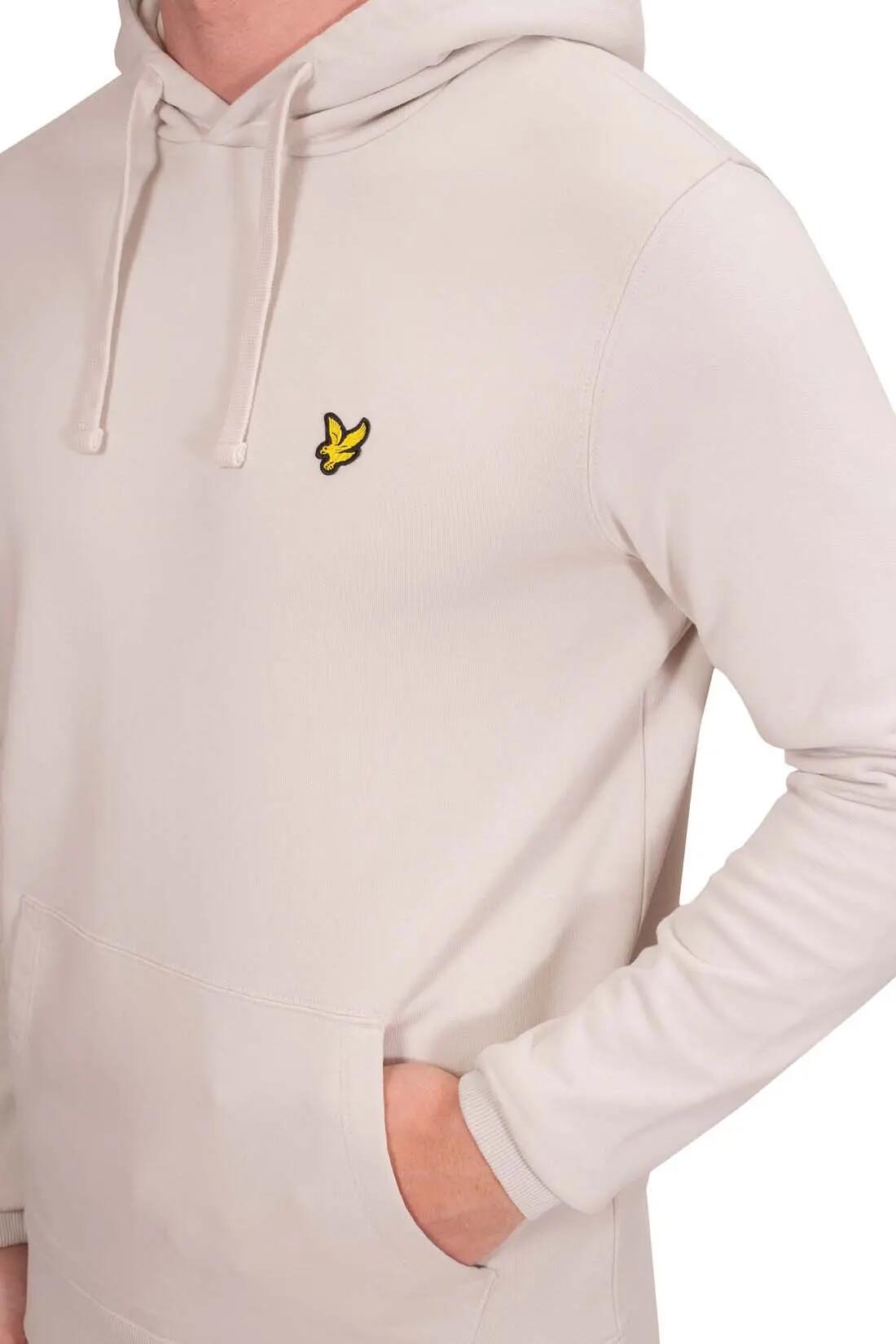 Herren - sport - sweatshirt - kapuze, reißverschluss, logo - khaki 4/5