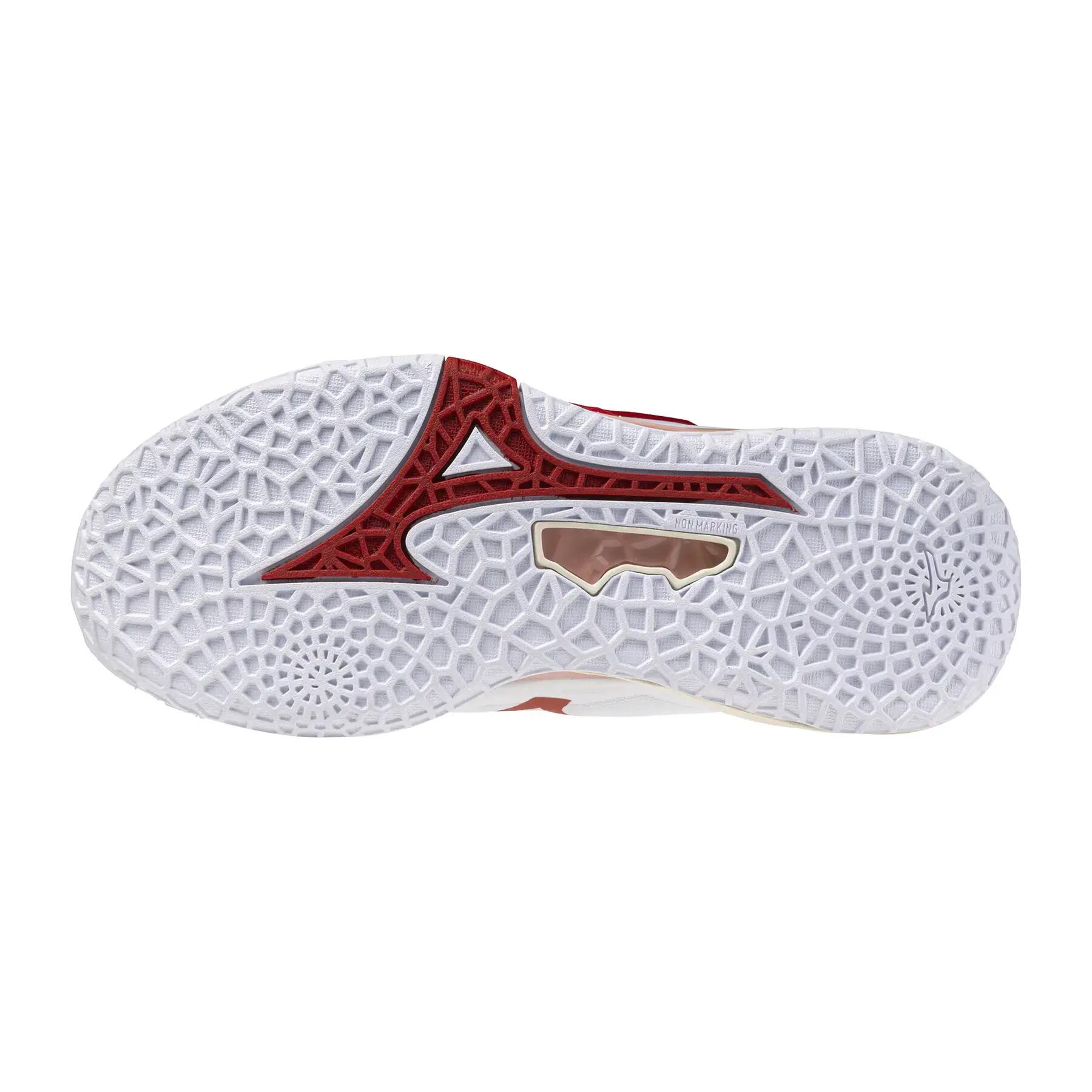 Scarpe da pallamano Mizuno Wave Stealth Neo 2 Bianco/Rosa 5/5