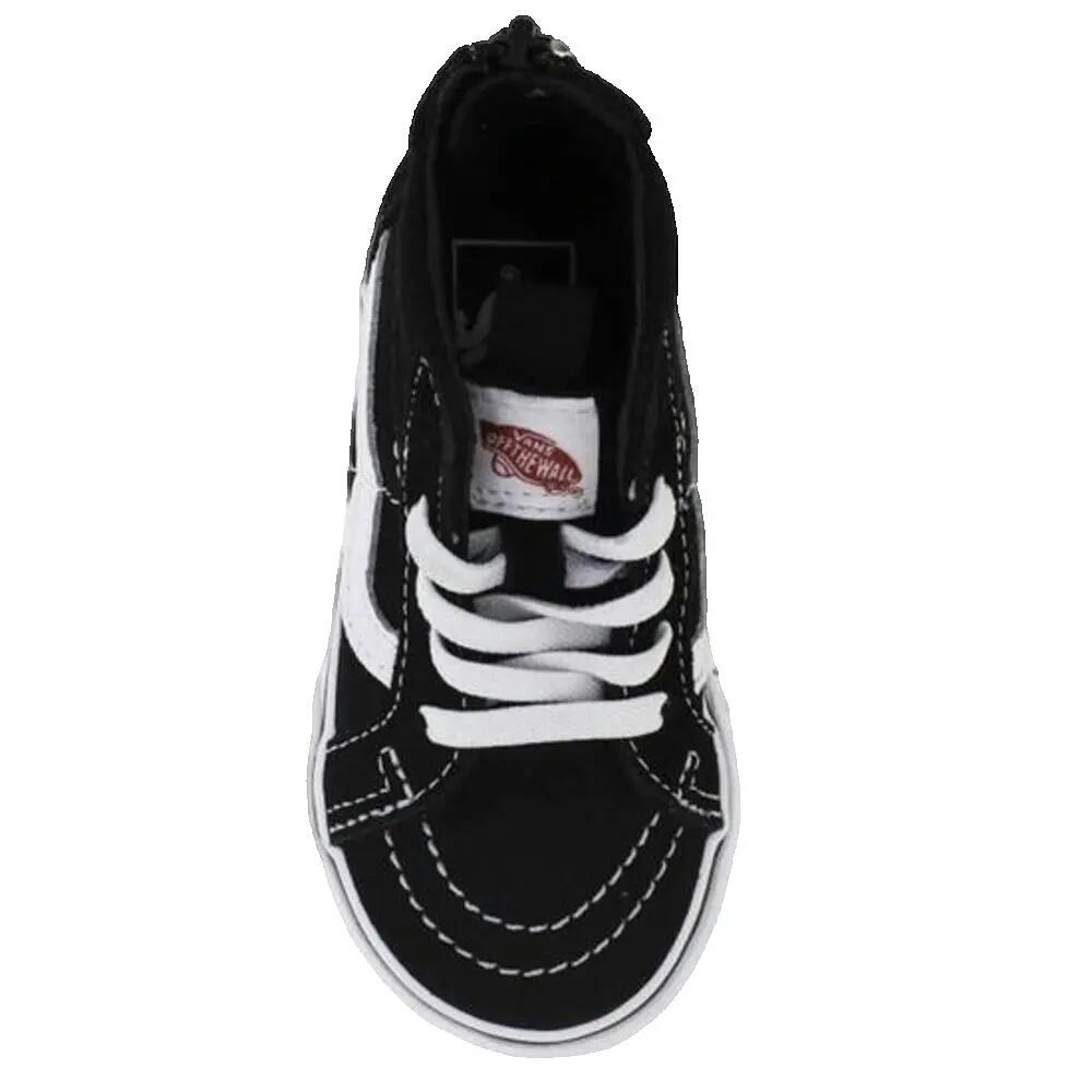 Chaussures Vans Sk8-Hi Junior Noir et Blanc 2/5