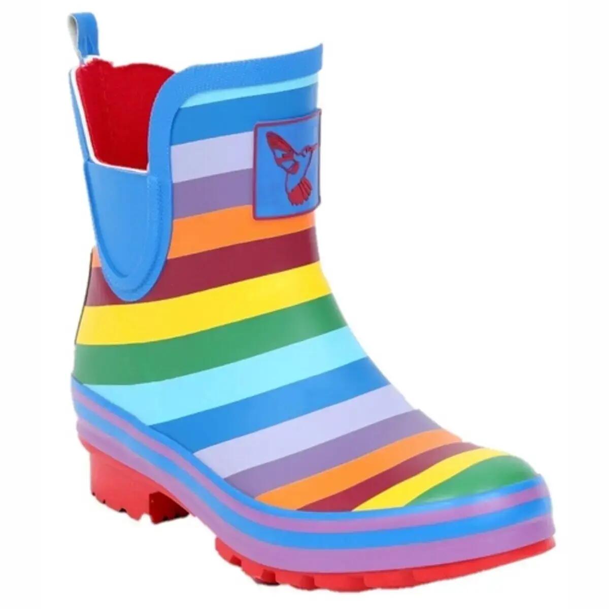 Dames enkellaarsjes Rouchette Rainbow 2/2