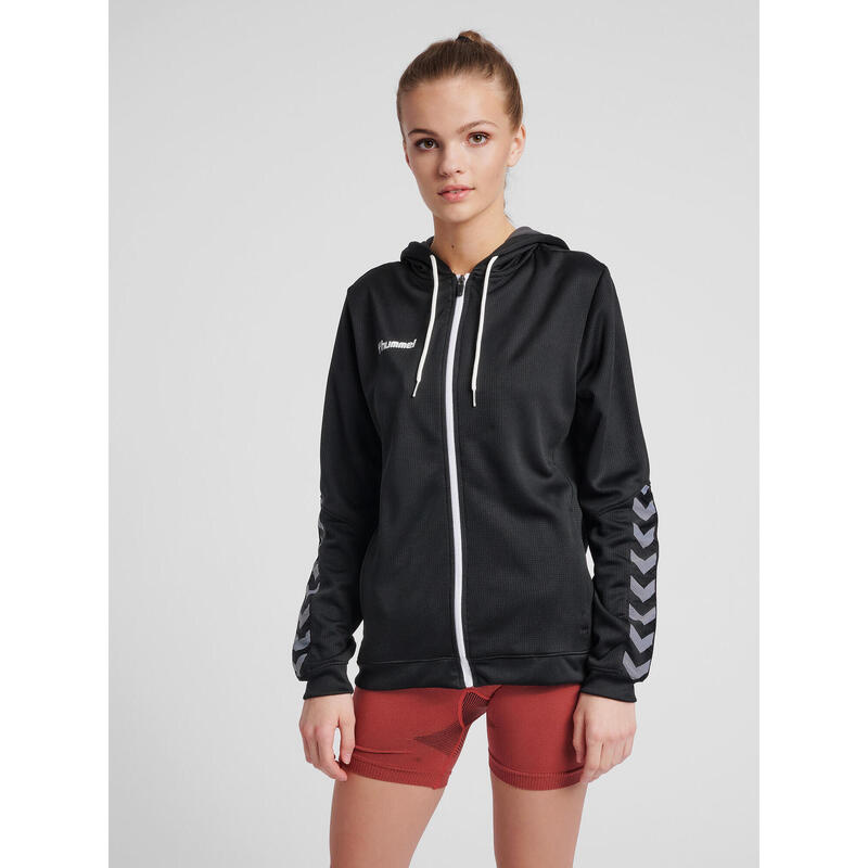 Sweatshirt femme Hummel zip hmlAUTHENTIC Poly