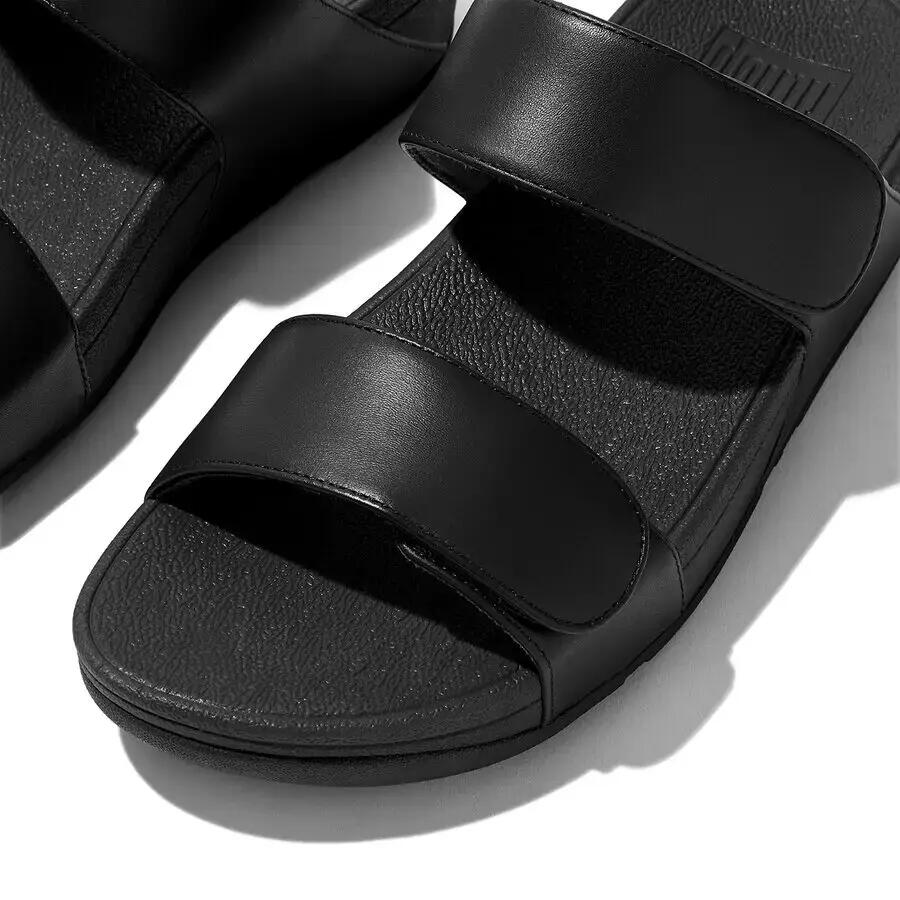 Sandálias de couro para mulheres FitFlop Lulu Adjustable 5/7