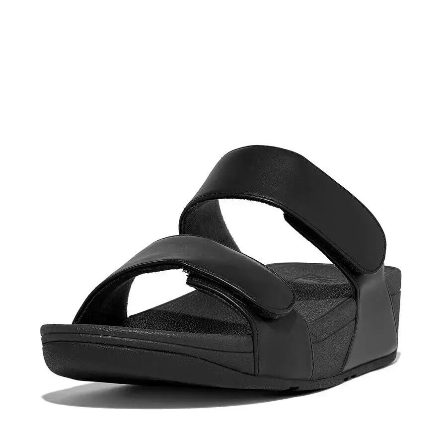 Sandálias de couro para mulheres FitFlop Lulu Adjustable 2/7