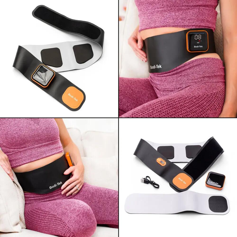 Bodi-Tek Ab & Back Muscle Strengthener Belt with EMS & Heat 6/8