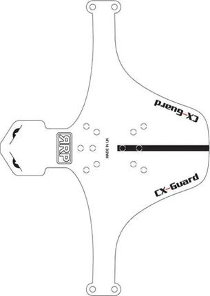 Garde-boue Gravel/Cyclocross RRP CX-Guard Blanc