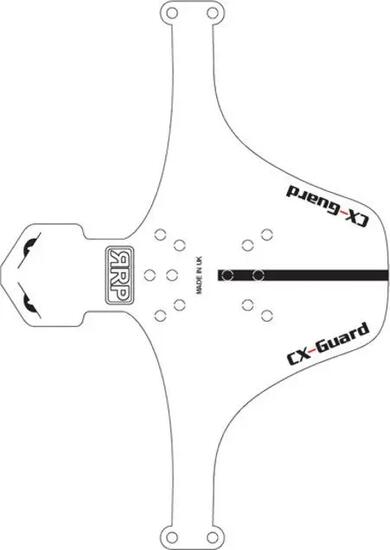 Garde-boue Gravel/Cyclocross RRP CX-Guard Blanc