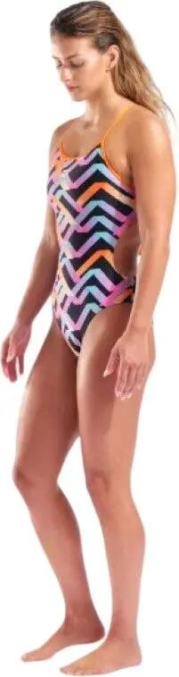 Maillot de Bain Arena Texture Multicolore/Noir Femme 5/8