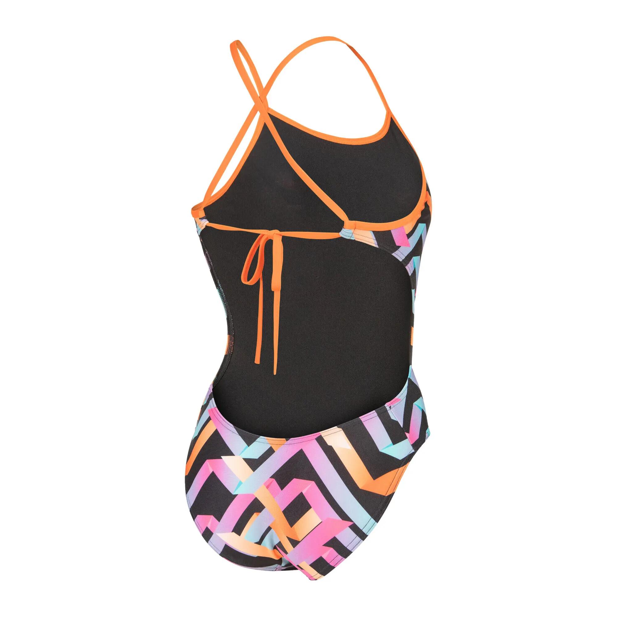 Maillot de Bain Arena Texture Multicolore/Noir Femme 8/8