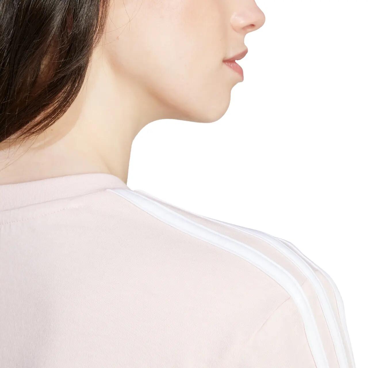 Camiseta de mujer adidas Essentials 3-Stripes Single Jersey Crop Top 5/5