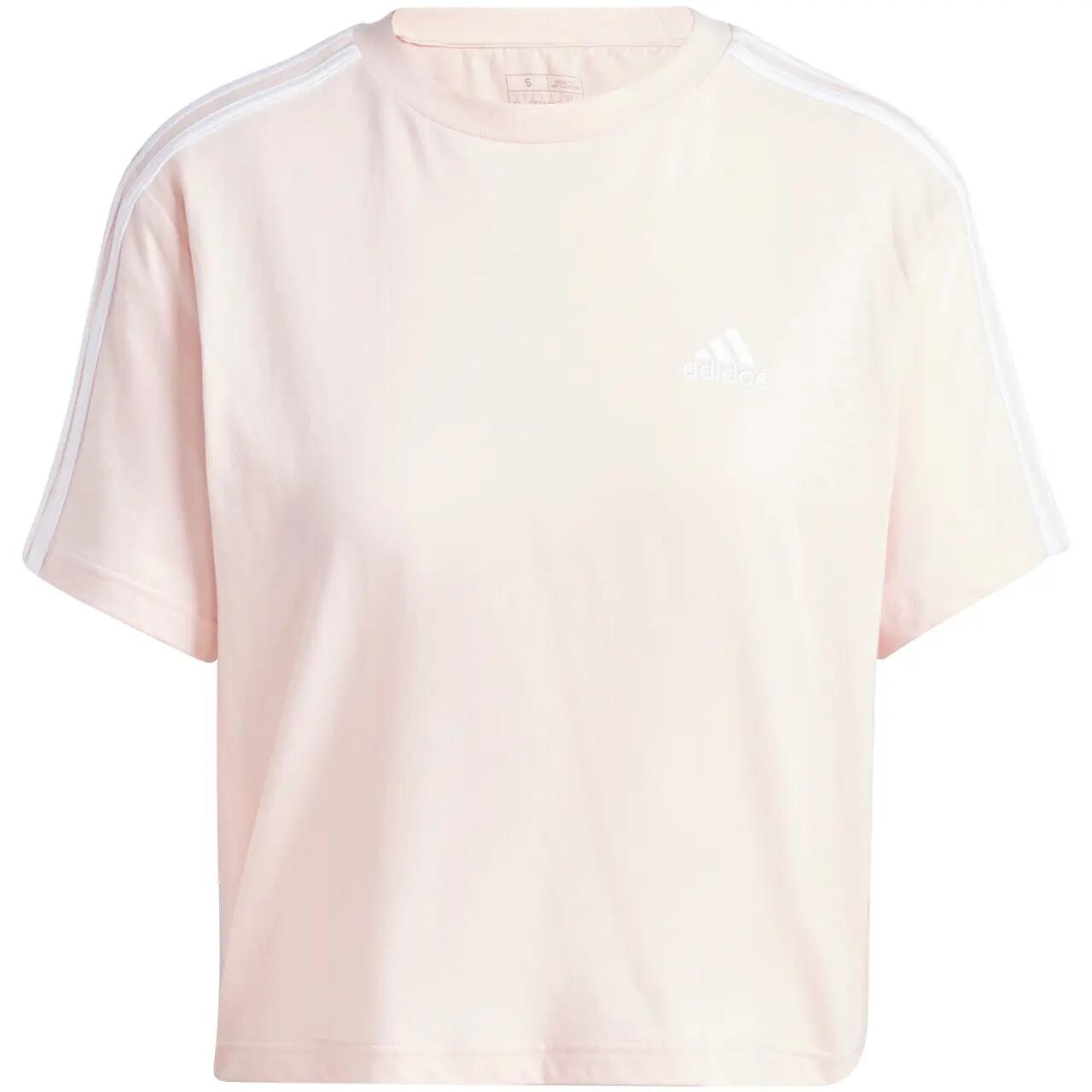 Camiseta de mujer adidas Essentials 3-Stripes Single Jersey Crop Top 2/5