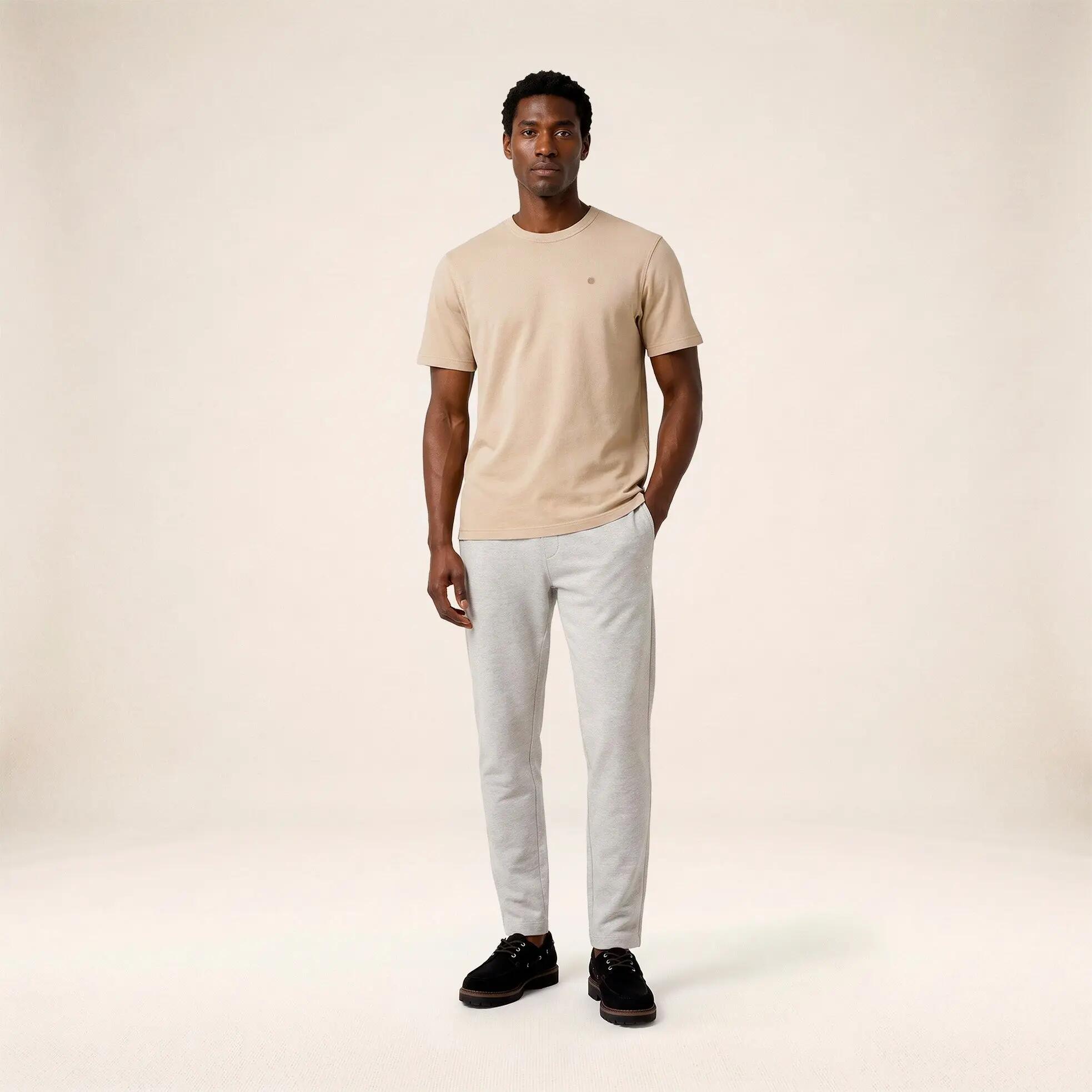 Jogging 100% coton French Rib gris chiné Paolo 6/6
