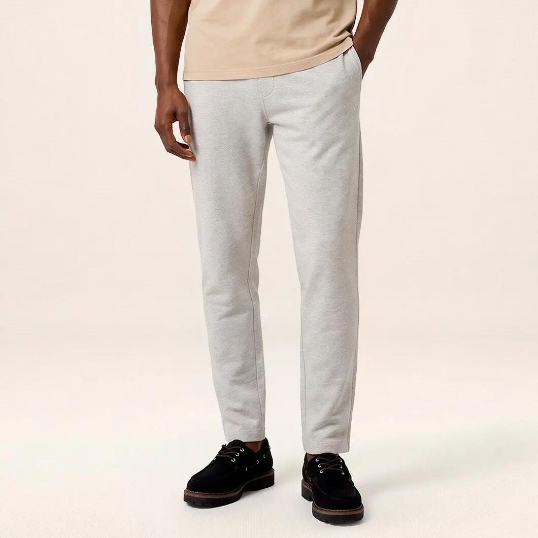 Jogging 100% coton French Rib gris chiné Paolo 2/6