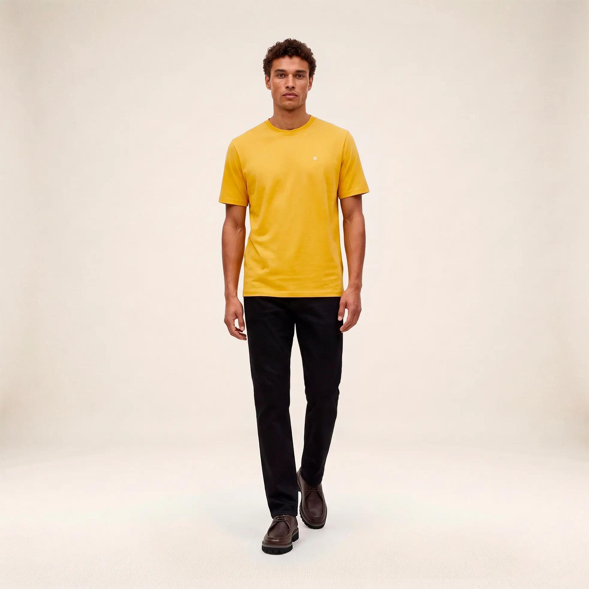 T-shirt manches courtes jaune moutarde Théo 6/6