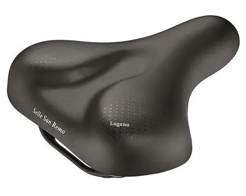 Selle San Remo Lugano Selle avec Poignée Vacuum - Noir