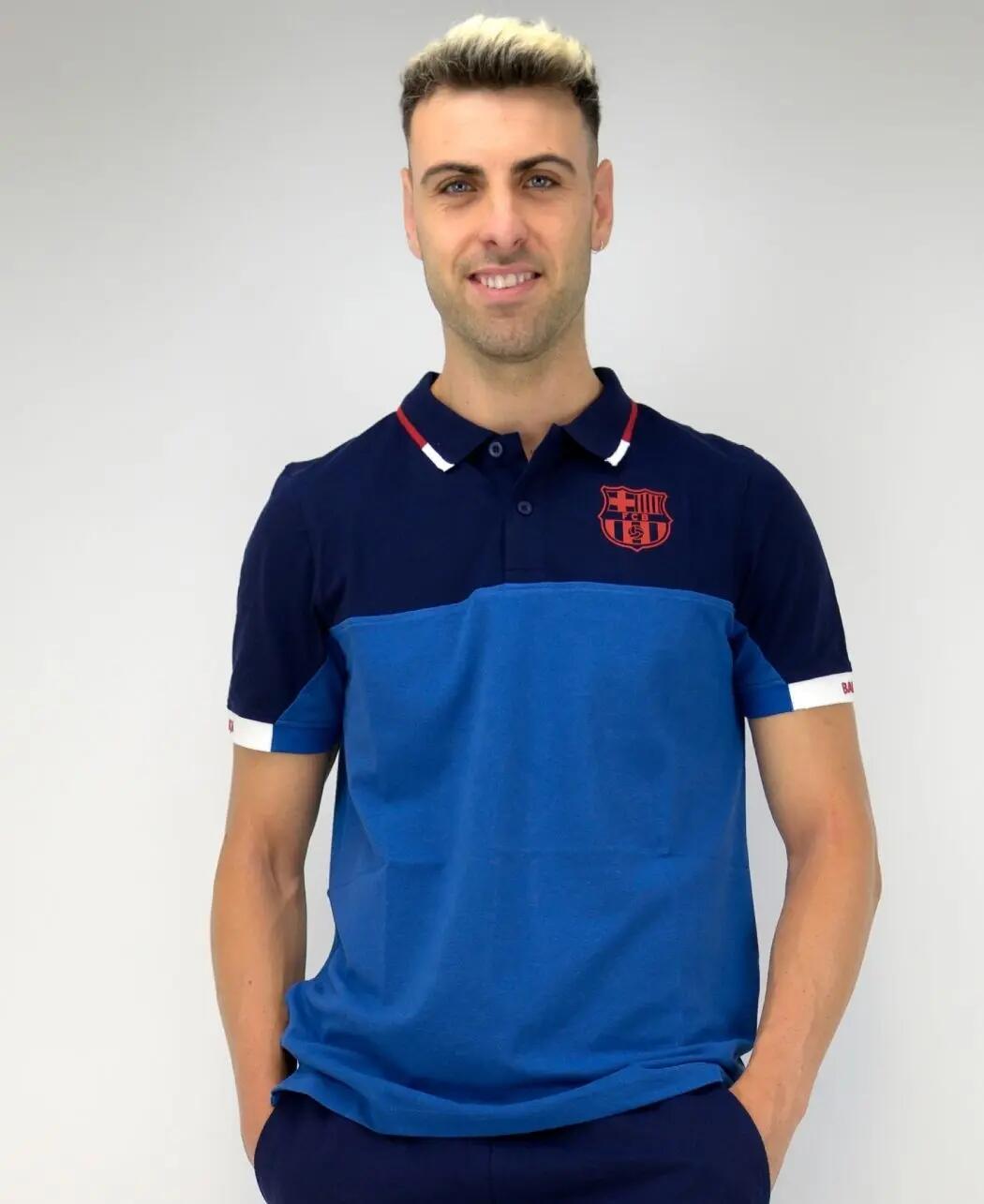 Polo Barça Bicolor 3/8
