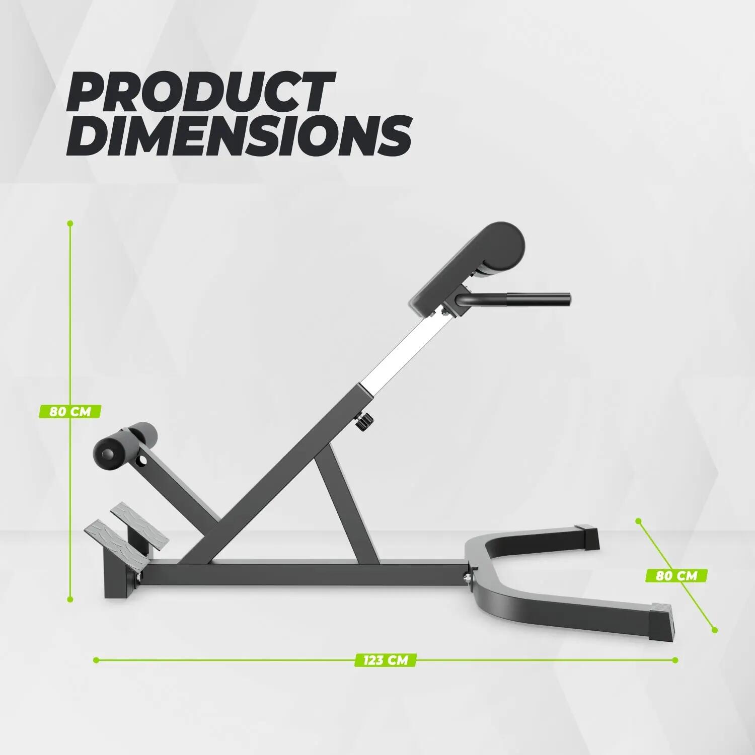 Krzesło do ćwiczeń Hyperextension Pro - Roman Chair - Trener kręgosłupa 5/7