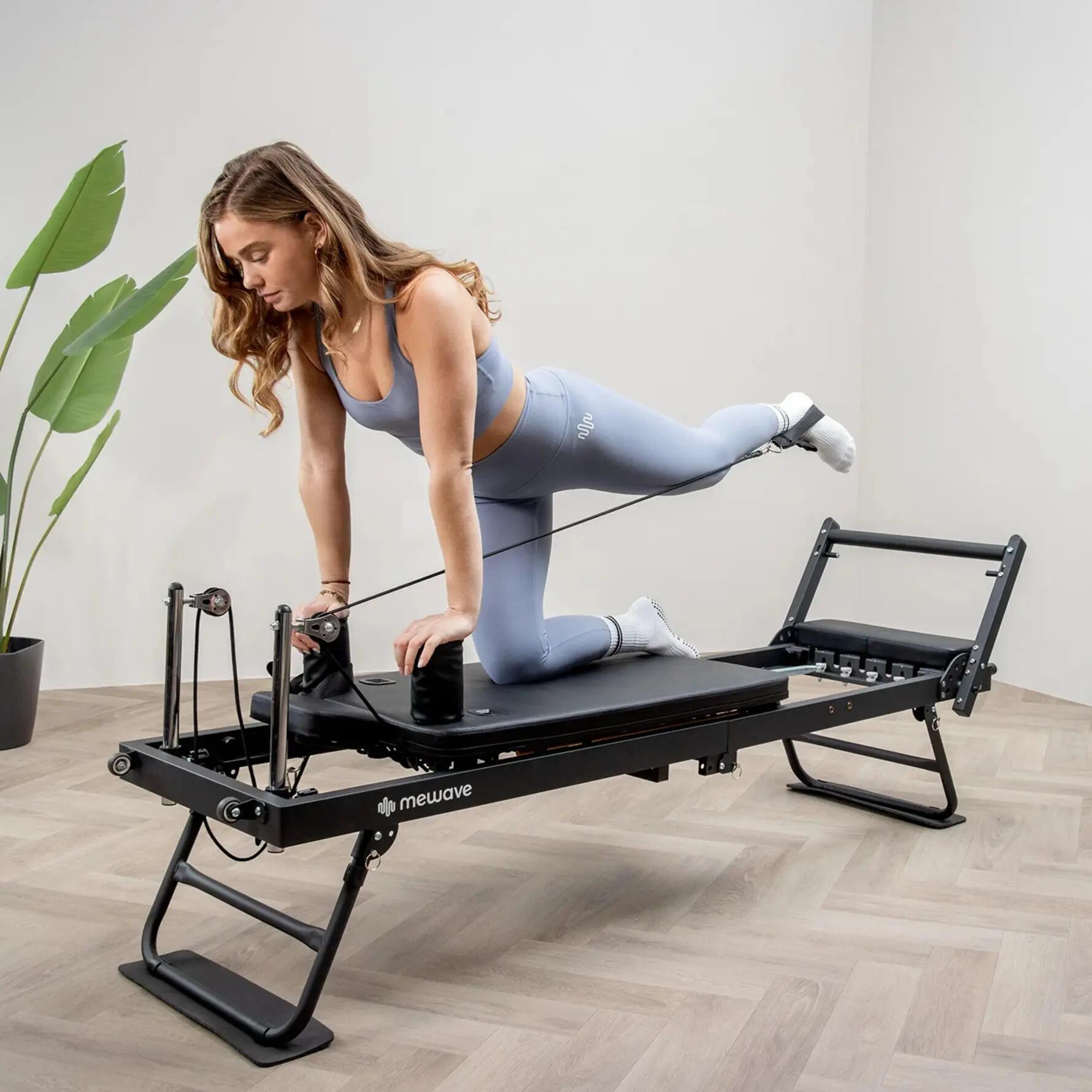 Pilates Reformer Pro – Dobrável – Preto 2/10