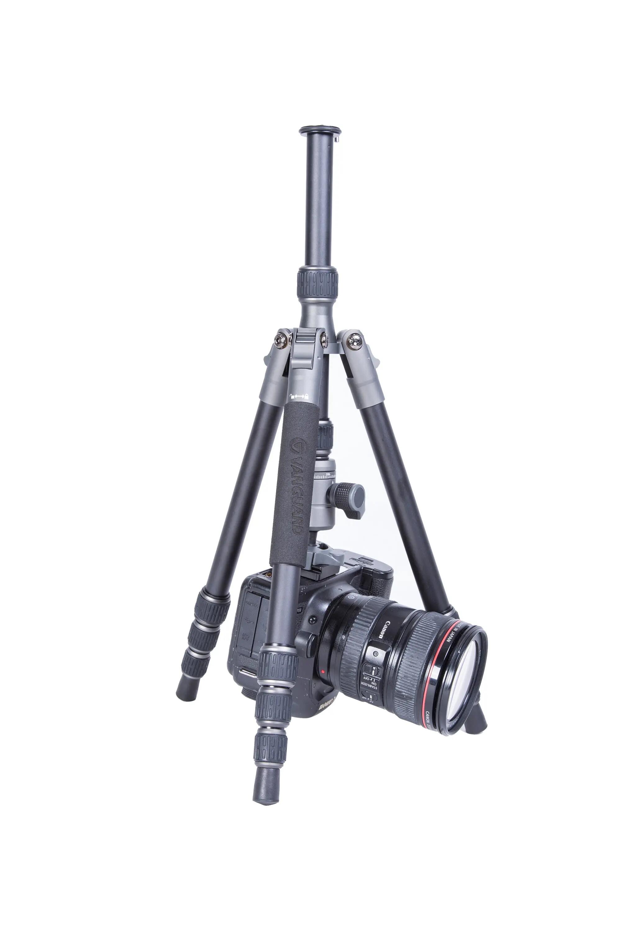 Trípode viaje compacto aluminio rótula bola Vanguard Veo 3GO 204AB 5/6