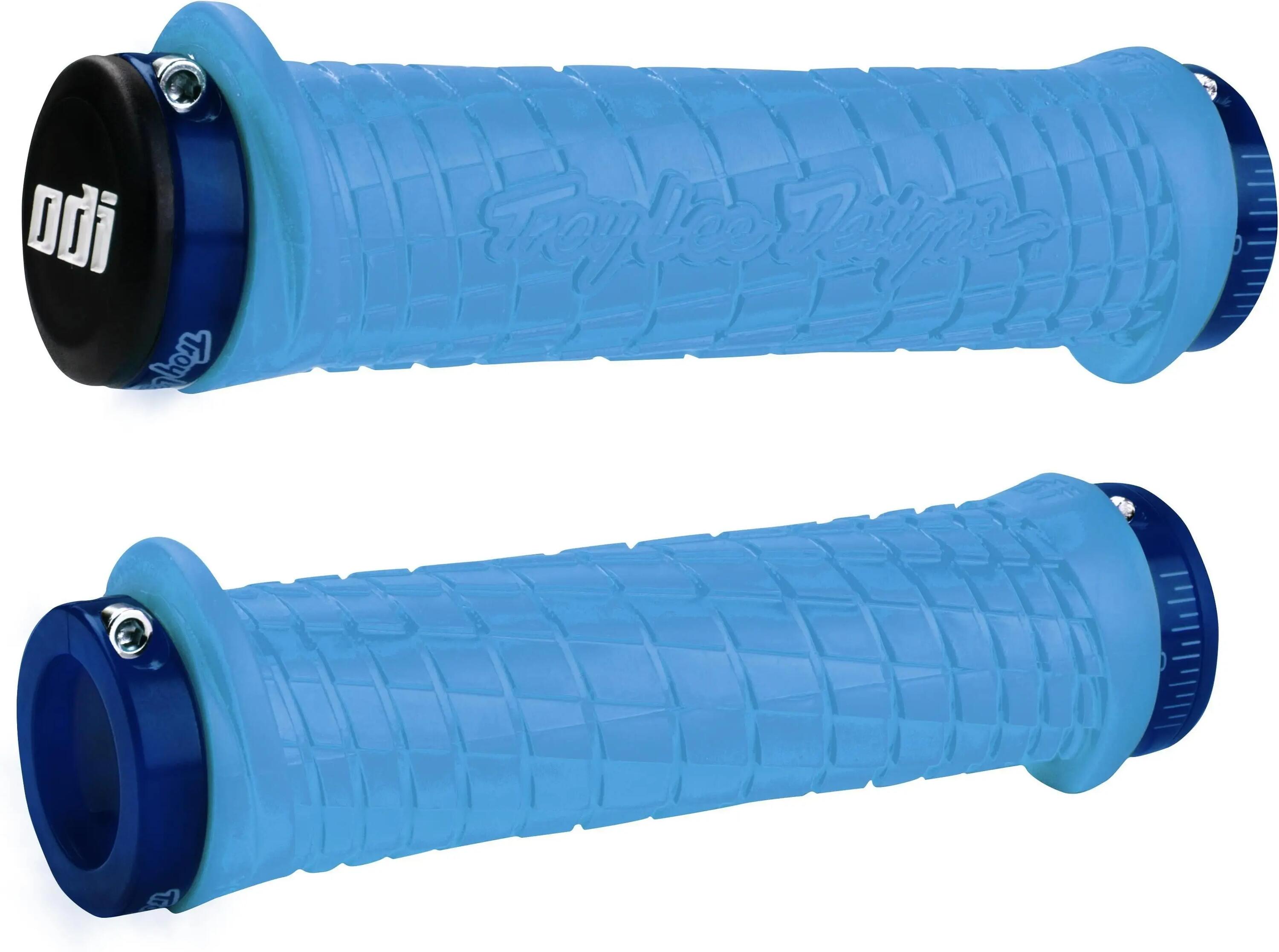 ODI Troy Lee Lock-On Grips Himmelblau 1/1
