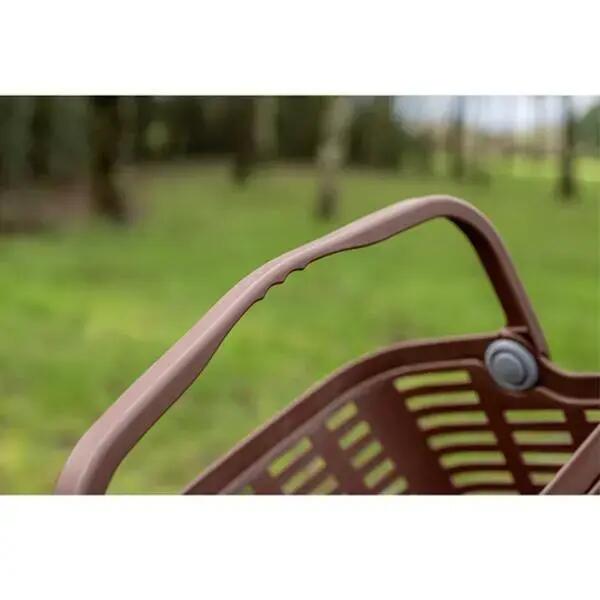Cesta trasera de bicicleta con clips de plástico Optimiz 6/7