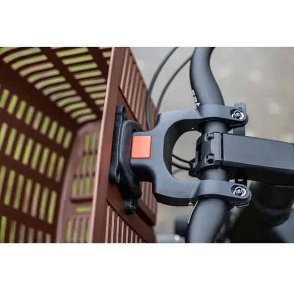 Cesta trasera de bicicleta con clips de plástico Optimiz 5/7