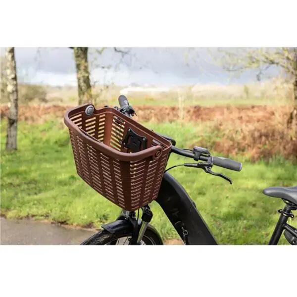 Cesta trasera de bicicleta con clips de plástico Optimiz 4/7