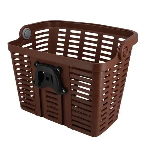 Cesta trasera de bicicleta con clips de plástico Optimiz 2/7