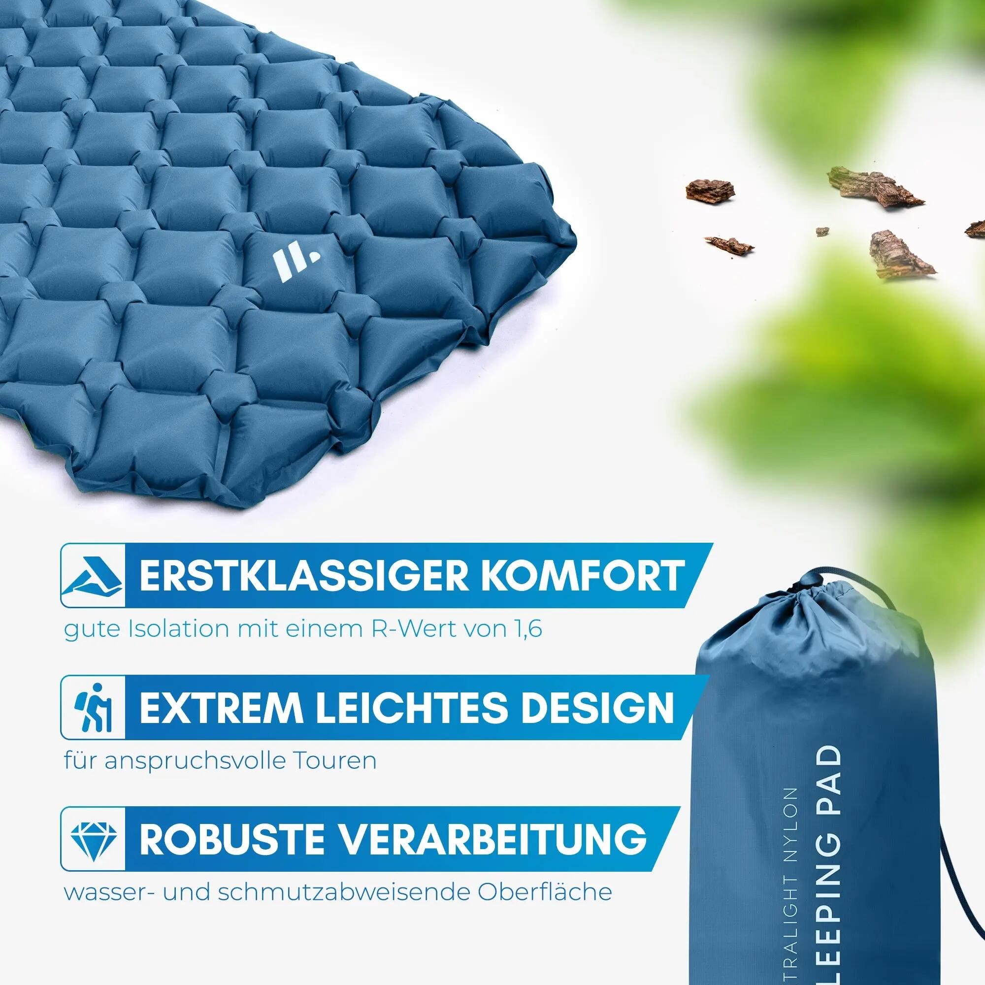 Trekking-Isomatte - ultraleicht, aufblasbar, 600 g - Nalti 7/7