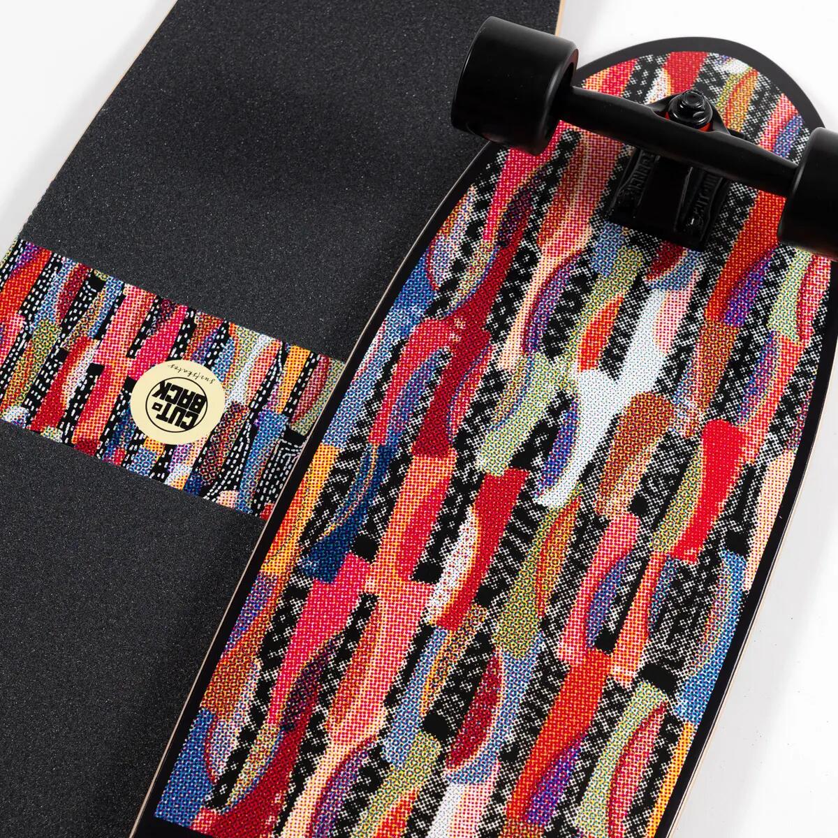 Deskorolka Surfskate Cutback Surfskates Feather 34” LT 3/5
