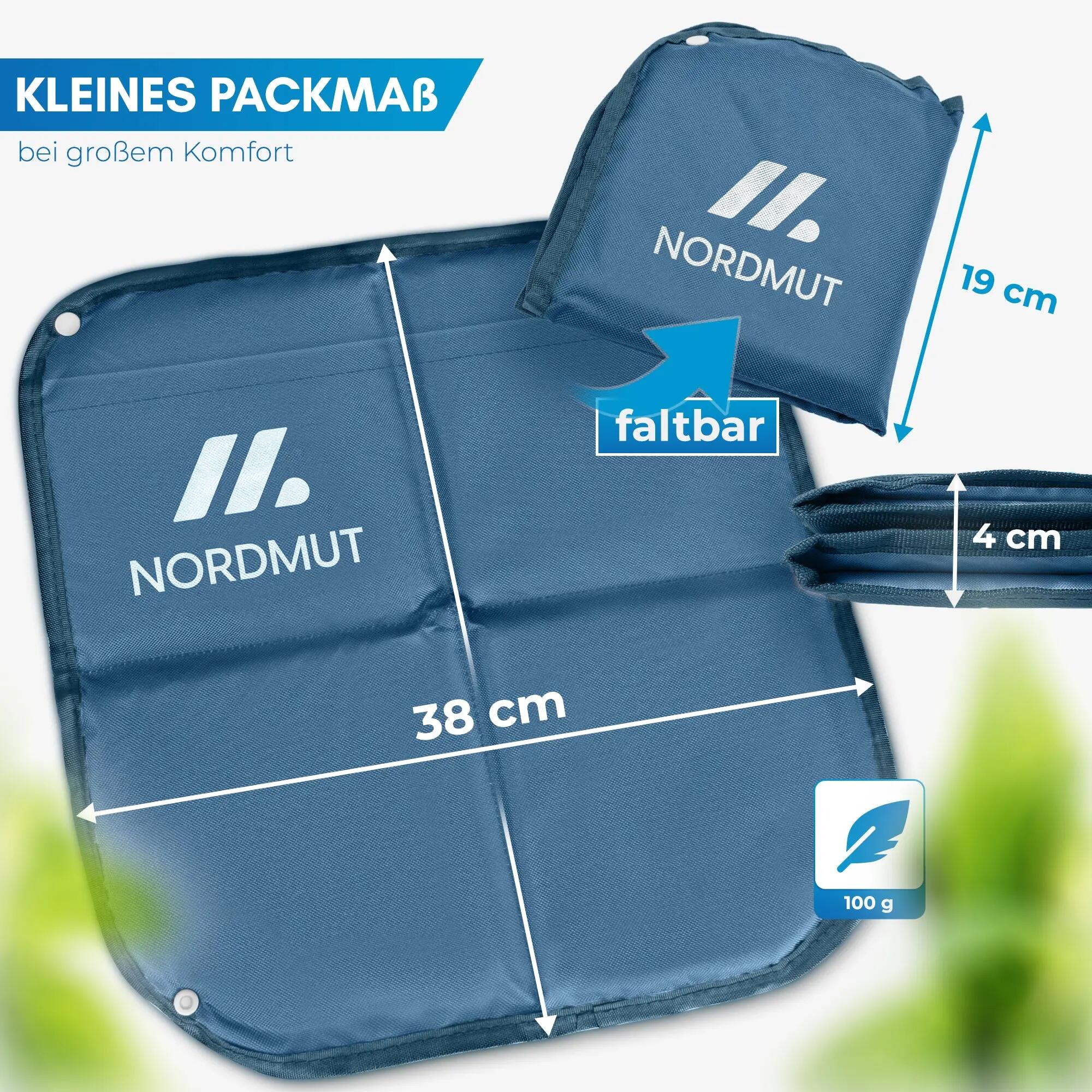 Wandern Sitzkissen faltbar wasserdicht isolierend mit Karabiner Nallo 6/7