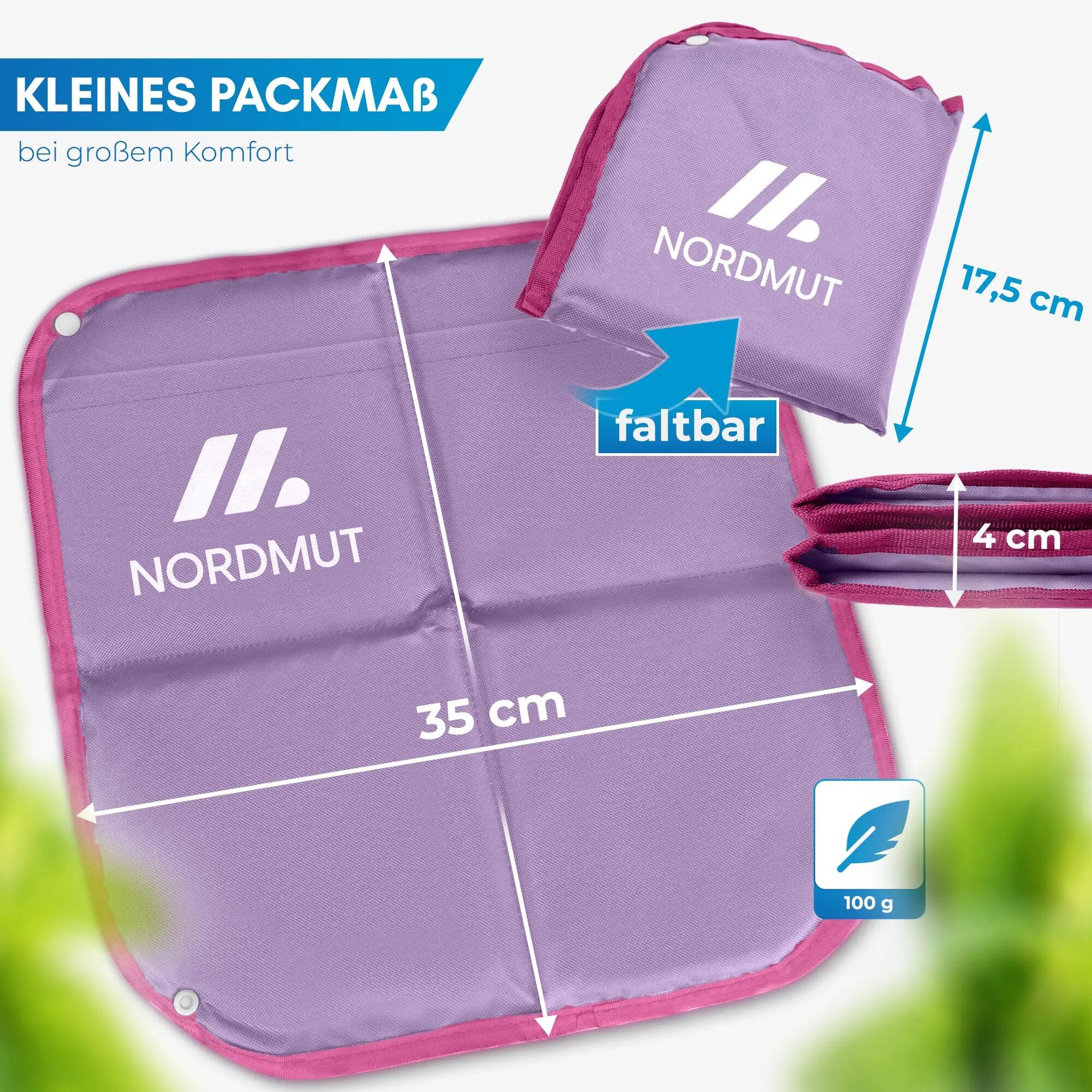 Kinder Sitzkissen faltbar wasserabweisend 35 x 35 cm mit Karabiner Ylläs 6/7