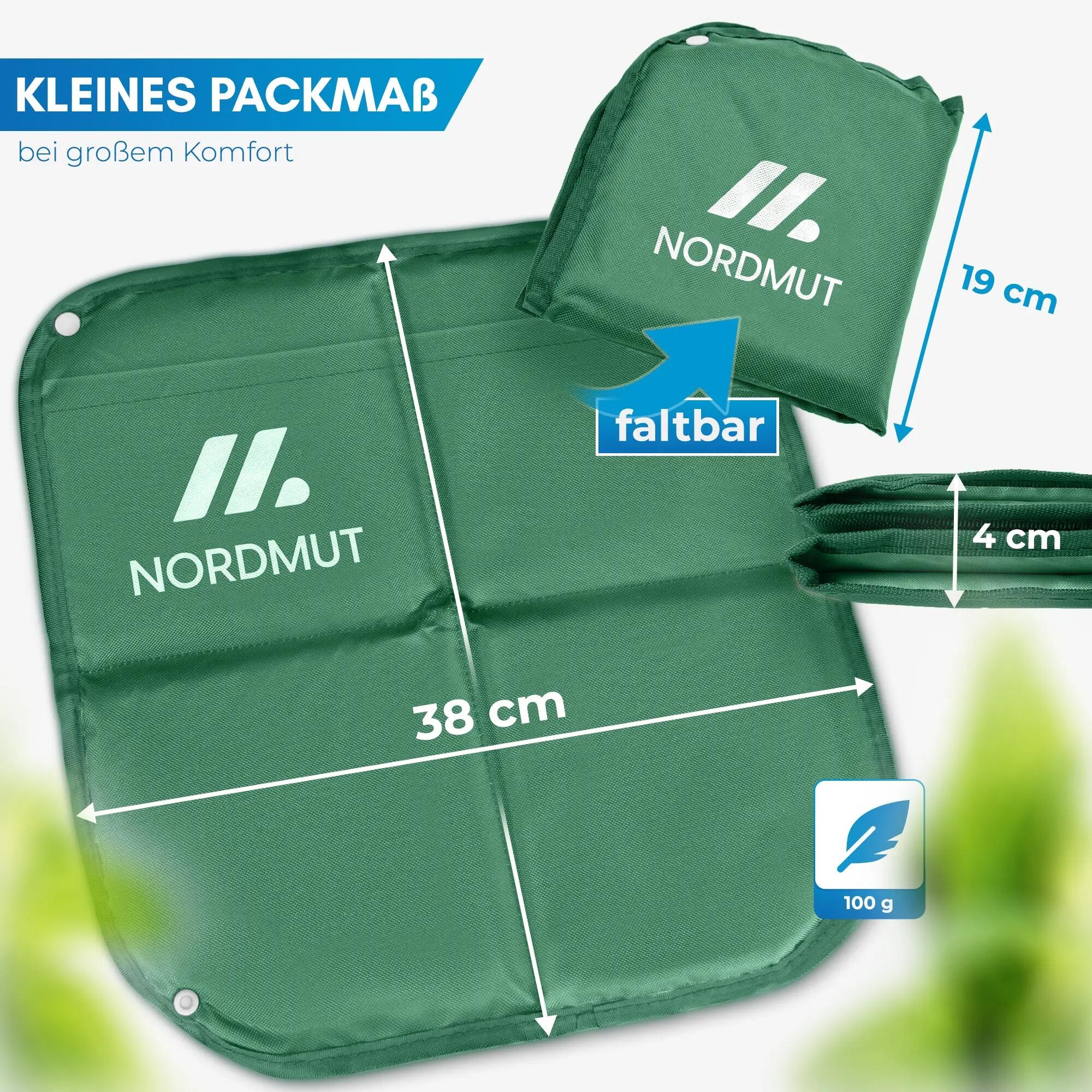 Wandern Sitzkissen faltbar wasserdicht isolierend mit Karabiner Nallo 6/7