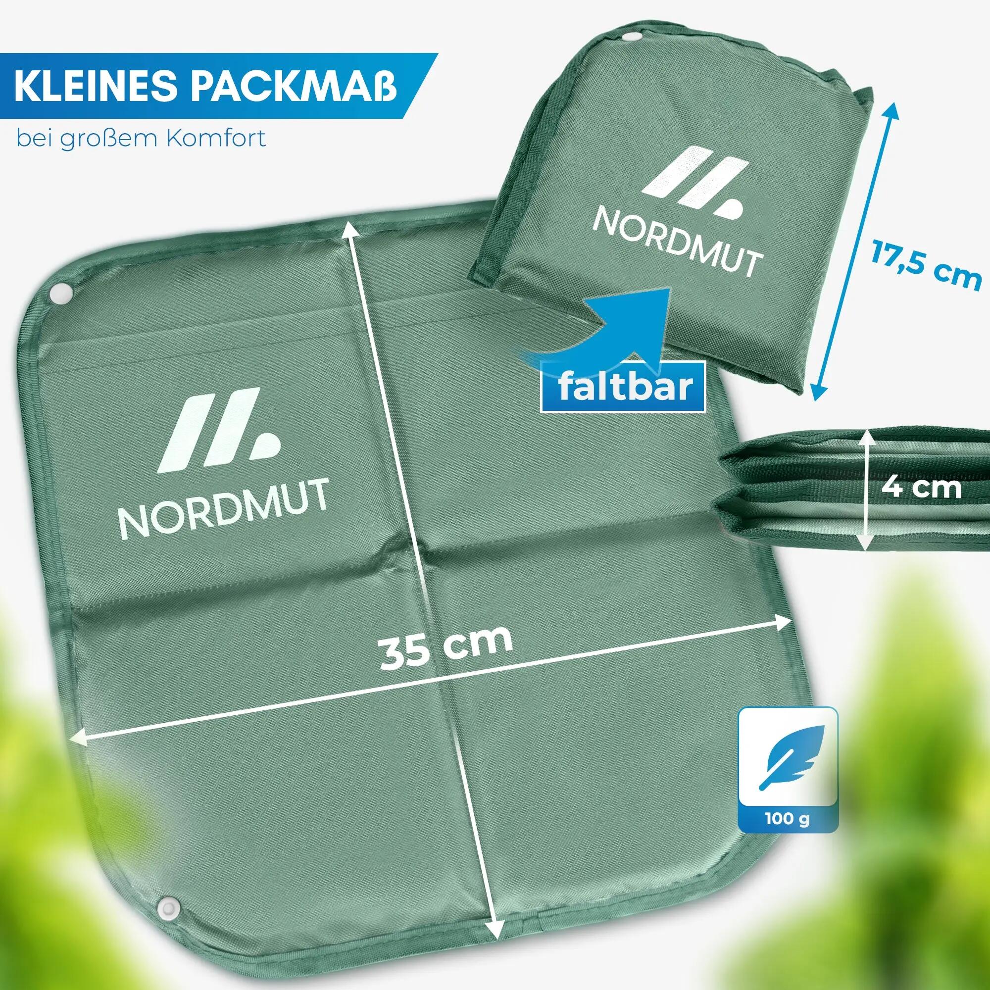 Kinder Sitzkissen faltbar wasserabweisend 35 x 35 cm mit Karabiner Ylläs 6/7
