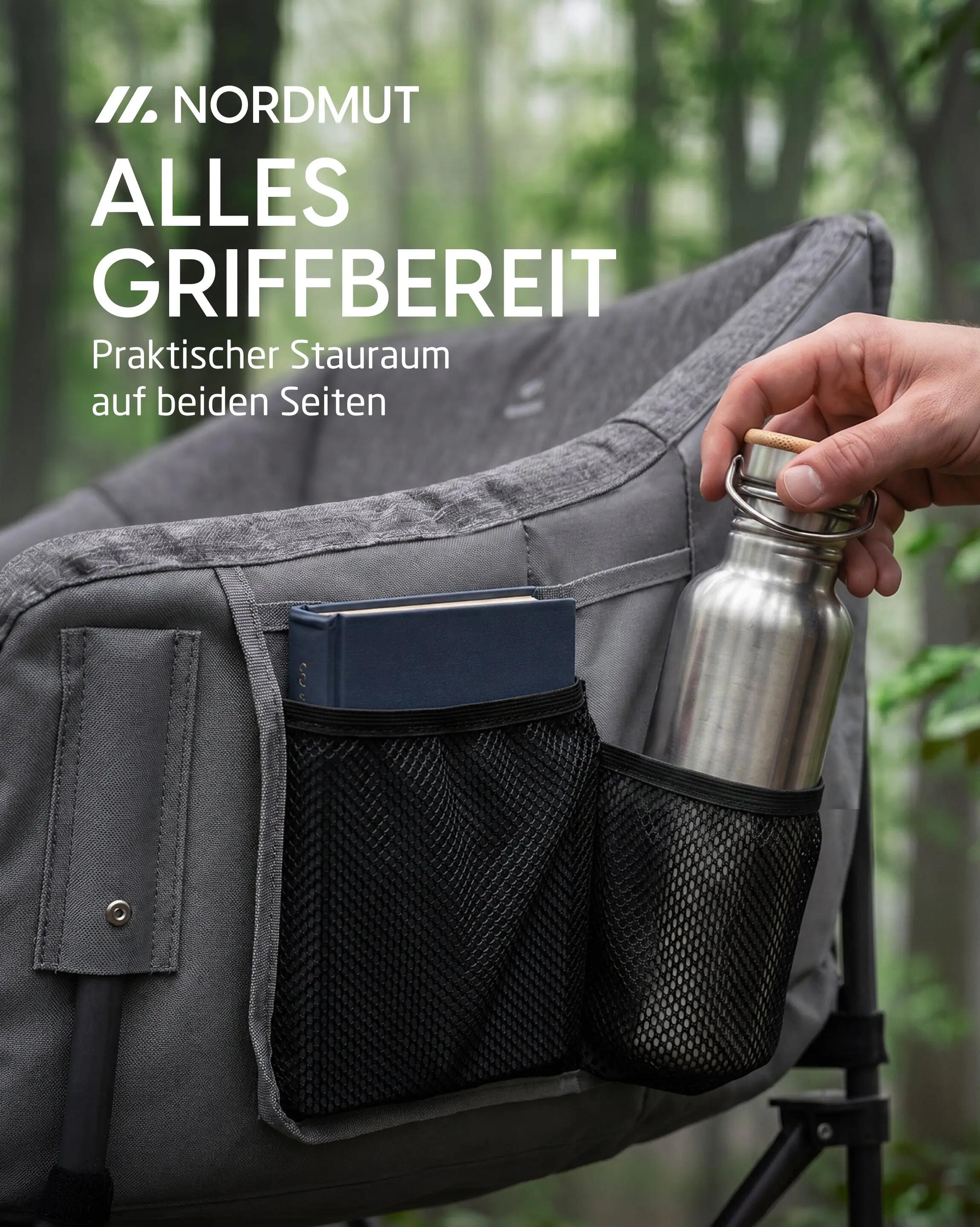 Campingsofa für 2 personen - klappbar, gepolstert, bis 360 kg - Ejnar 5/7