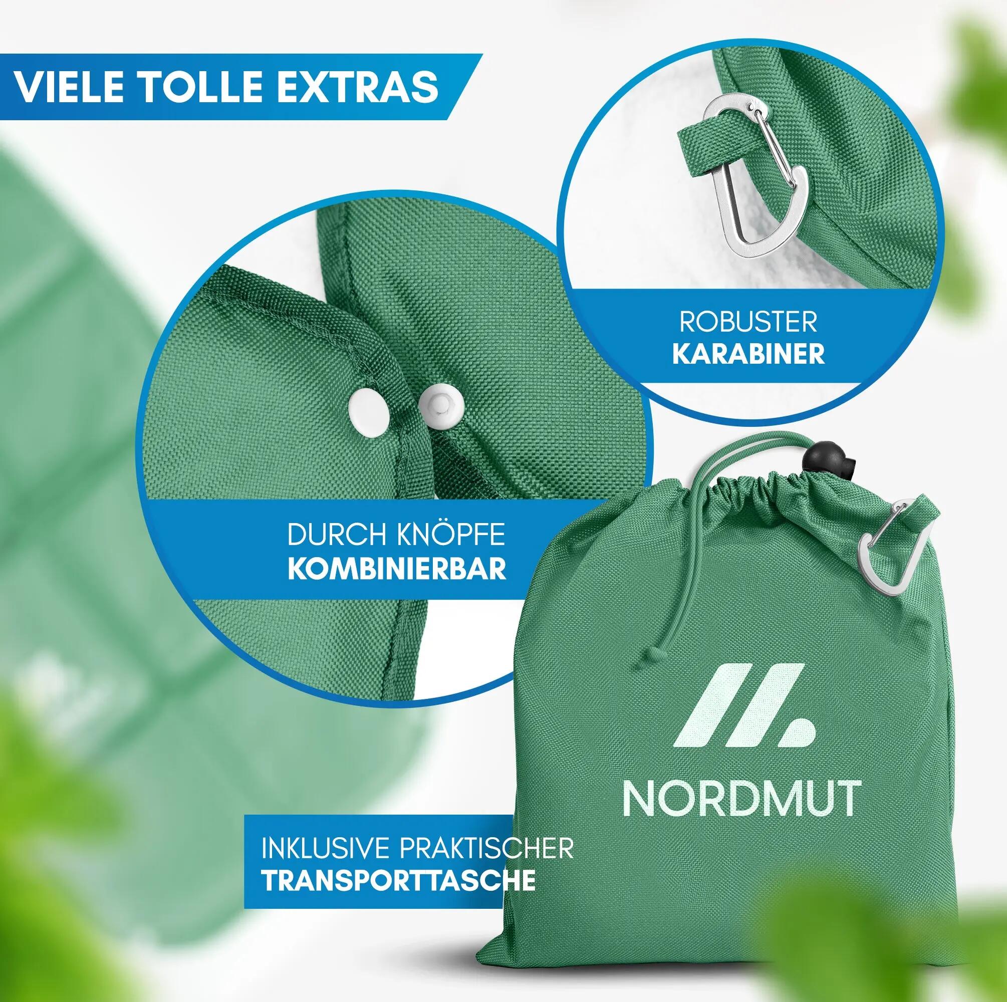 Wandern Sitzkissen faltbar wasserdicht isolierend mit Karabiner Nallo 4/7