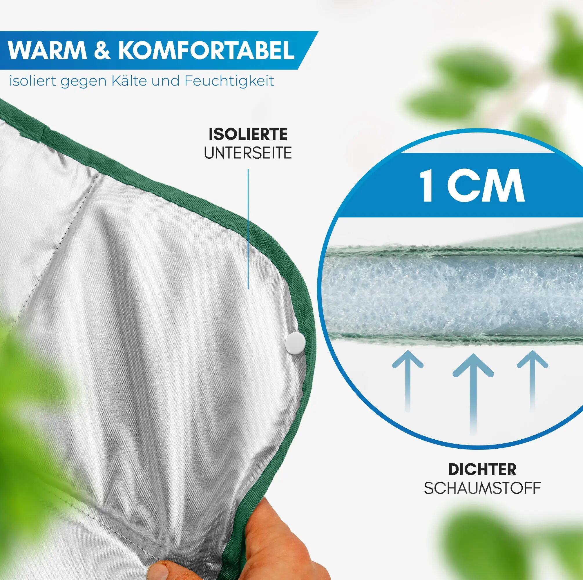 Wandern Sitzkissen faltbar wasserdicht isolierend mit Karabiner Nallo 3/7