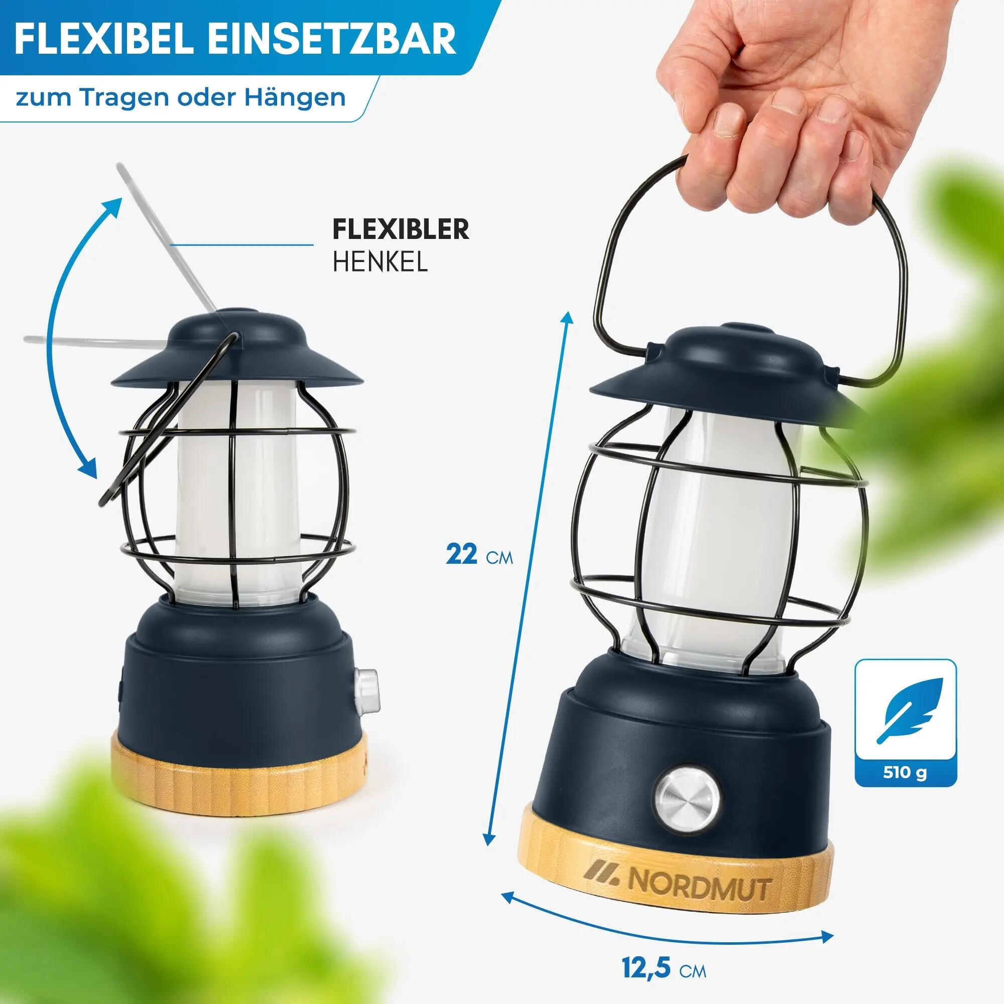 Campinglampe - led, akku, powerbank, dimmbar - esja 4/4
