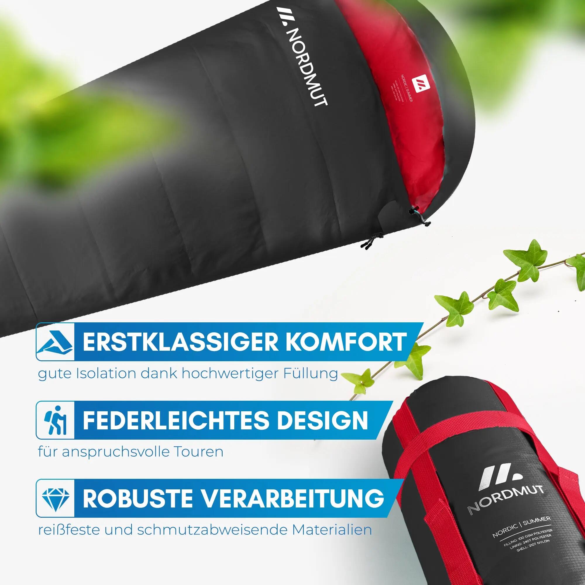 Camping - sommerschlafsack - ultraleicht, kompakt - Askja 6/6