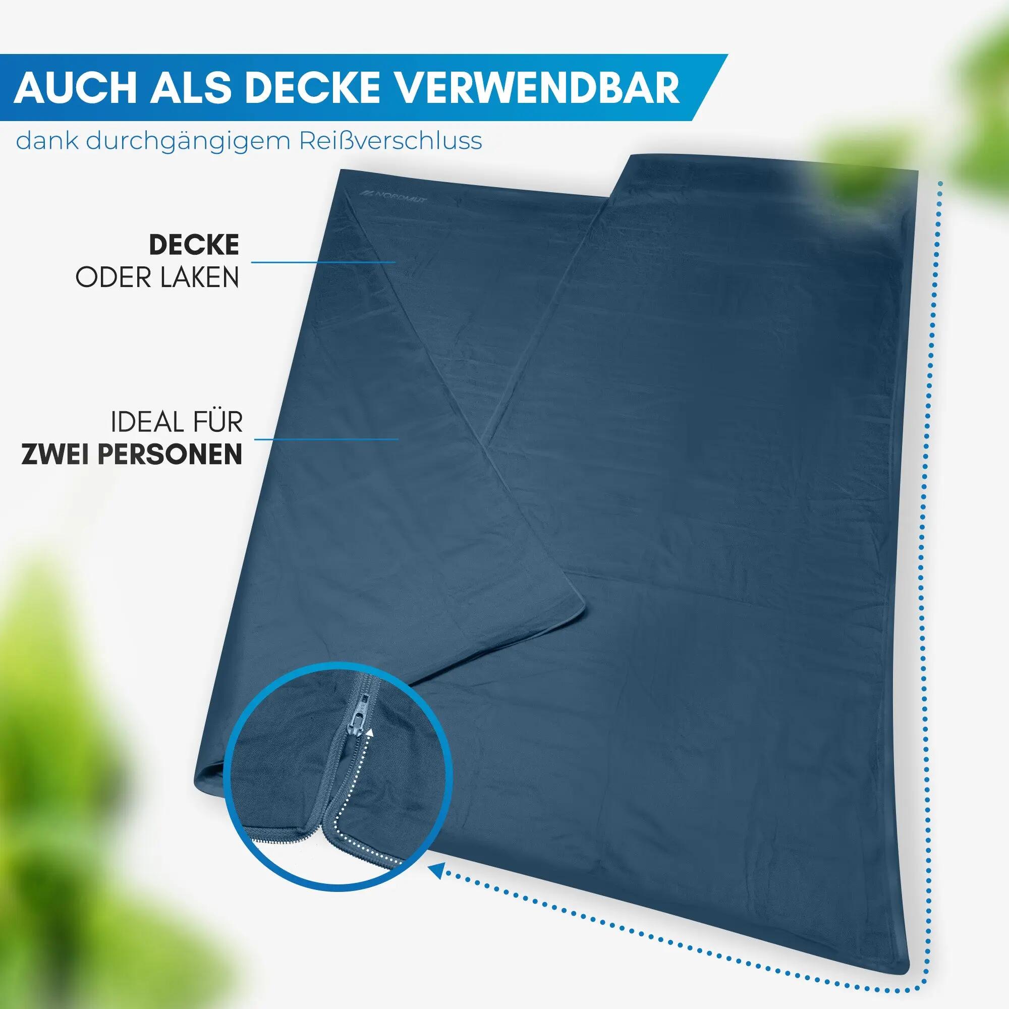Hüttenschlafsack - baumwolle - reiseschlafsack - nijak 7/7