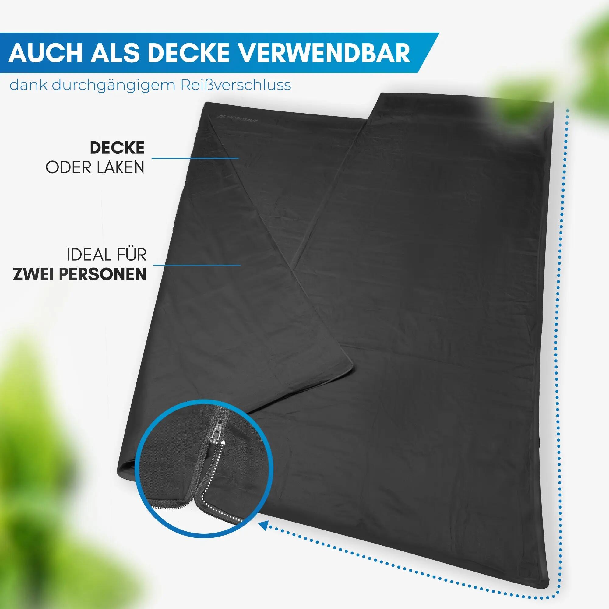 Hüttenschlafsack - mikrofaser, ultraleicht - nijak 7/7