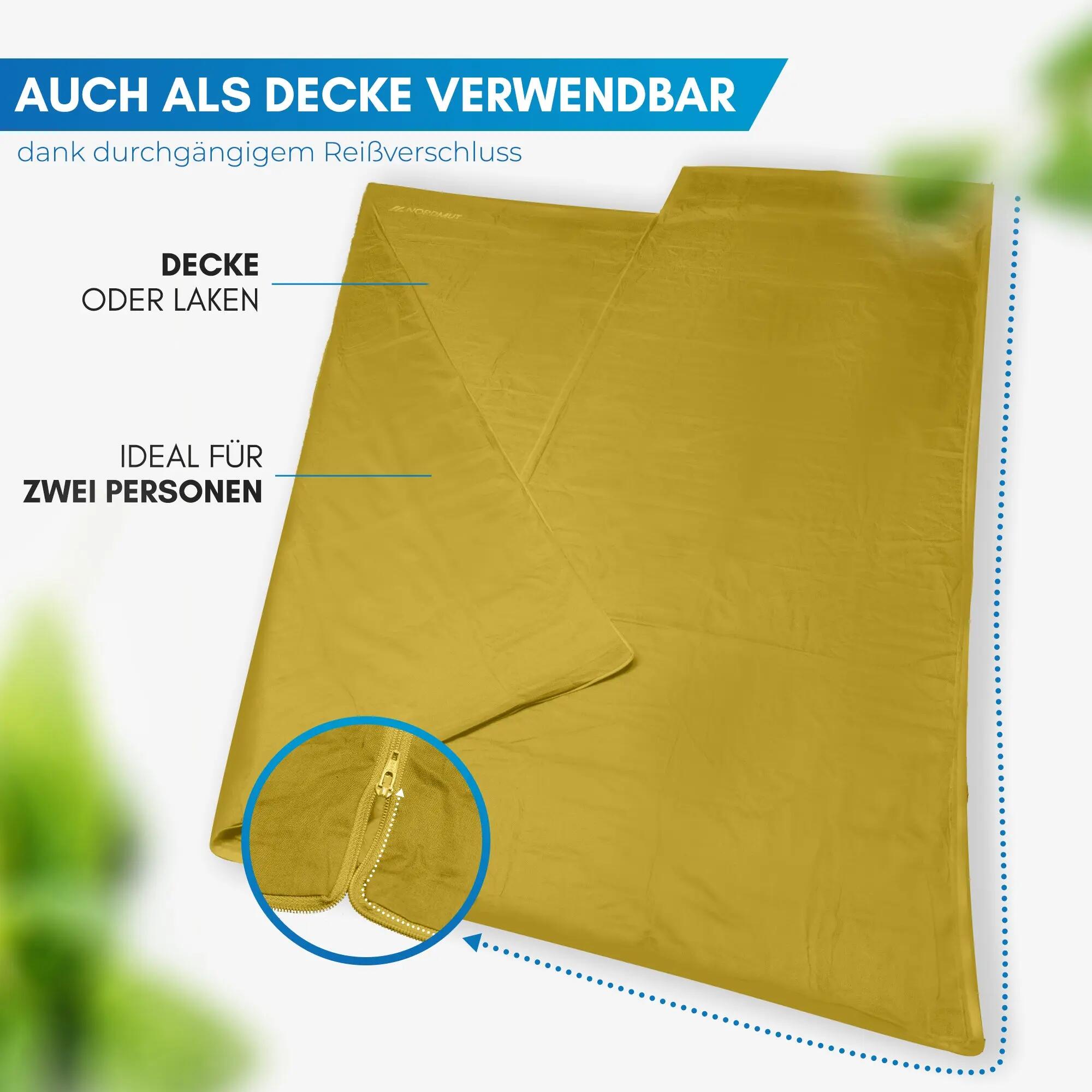 Hüttenschlafsack aus baumwolle - leichtes inlett - nijak 7/7