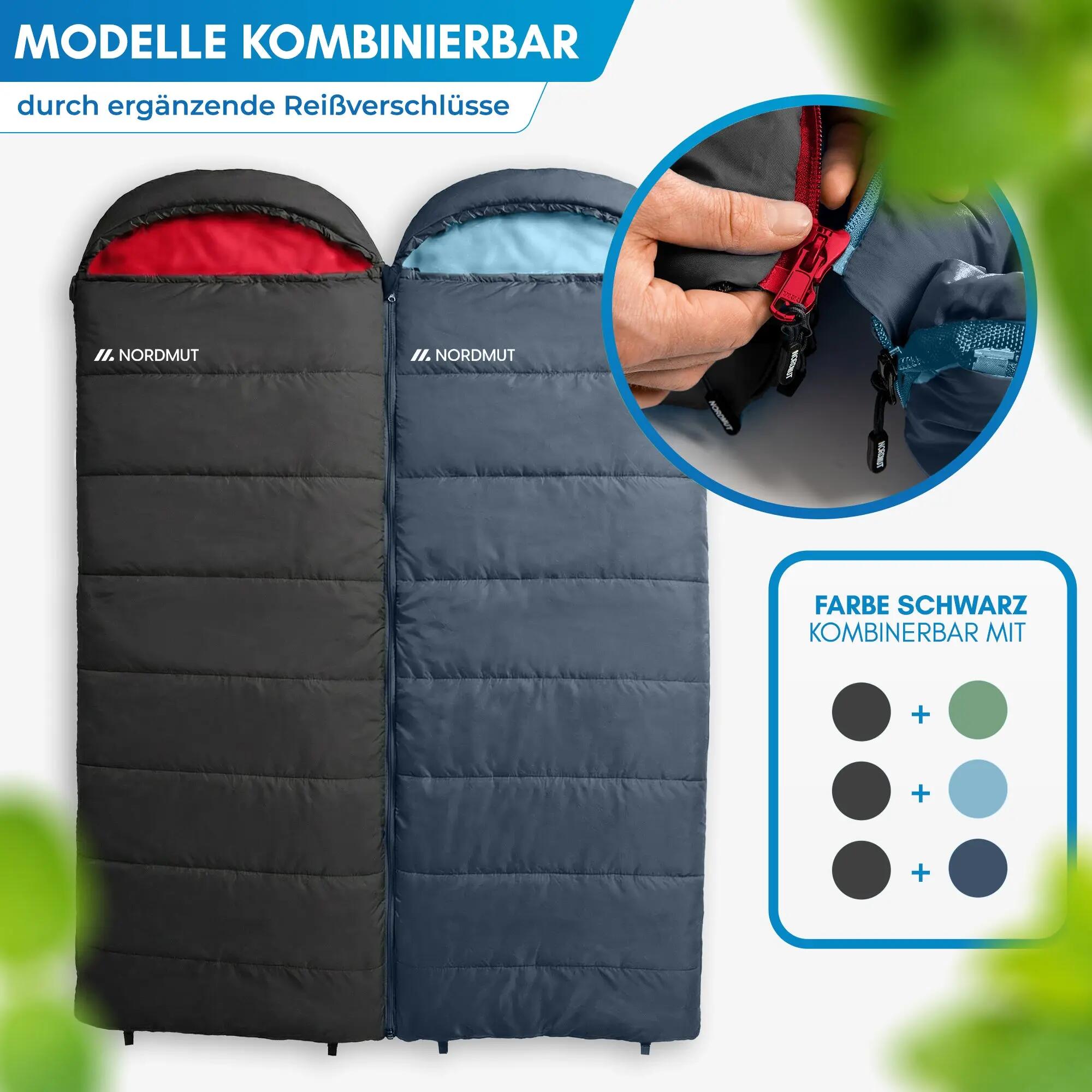 Camping - deckenschlafsack - 3 jahreszeiten, 6 °C - Pihtso 6/8